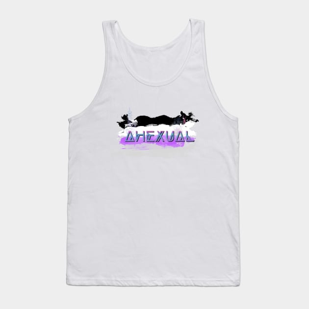 Witchy Puns - Ahexual Tank Top by Knight and Moon